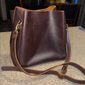 Portland Leather Butterfly Bucket Bag